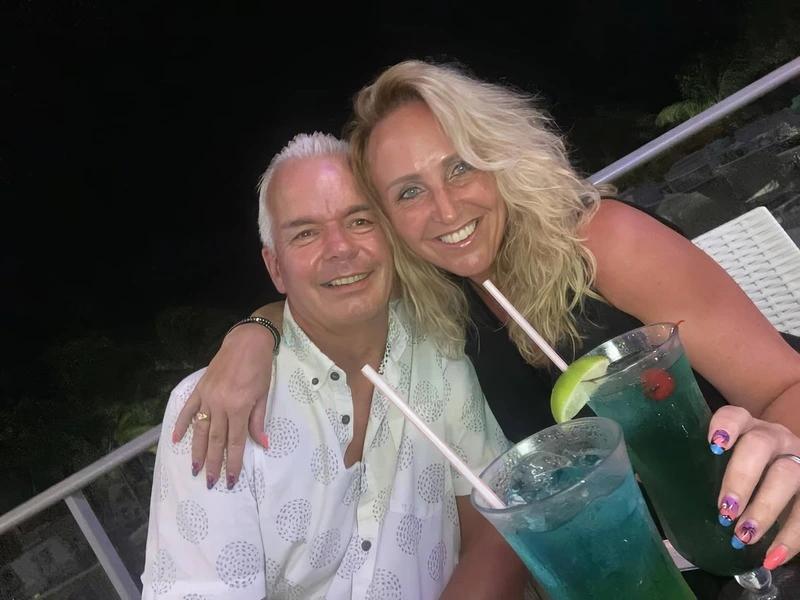 Foto van Mark en Petra Kuzee in Curacao